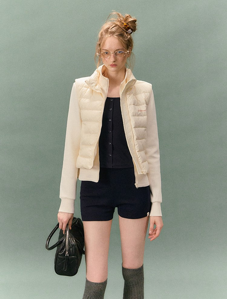 Lightweight Stand Collar Down Vest LAL0235