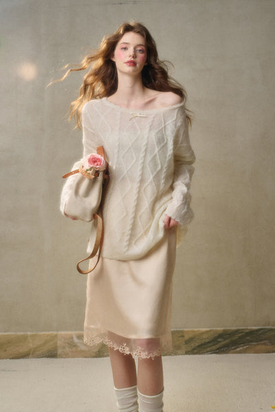 Lazy Relaxed Jacquard Knit GRO0110