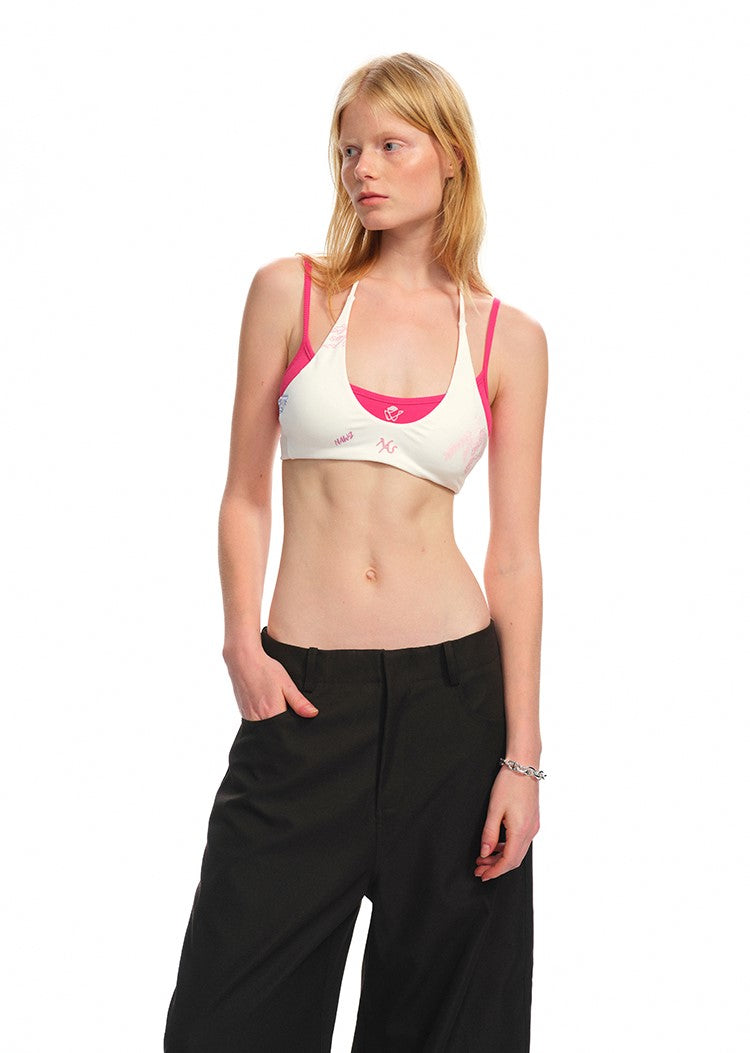 Butterfly-shaped Arc Collar Camisole NOT0168