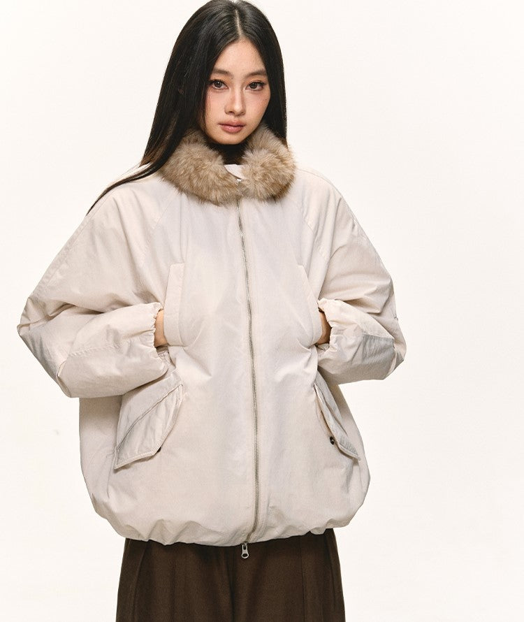 Eco-friendly Fur Collar Down Jacket ANA0079