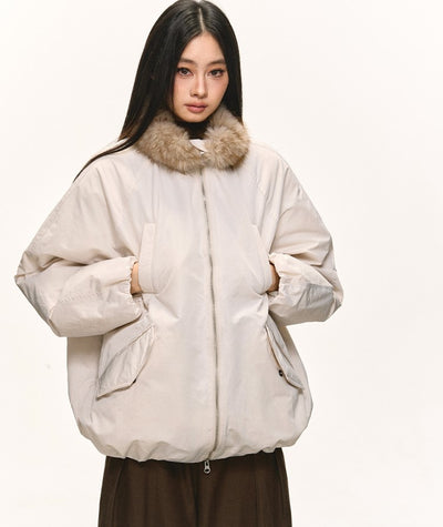 Eco-friendly Fur Collar Down Jacket ANA0079