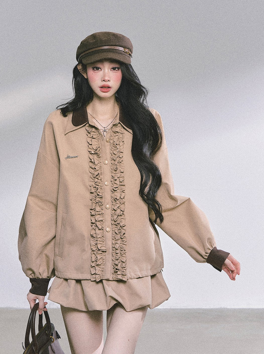 High-end French Lace Jacket/Skirt DIA0589