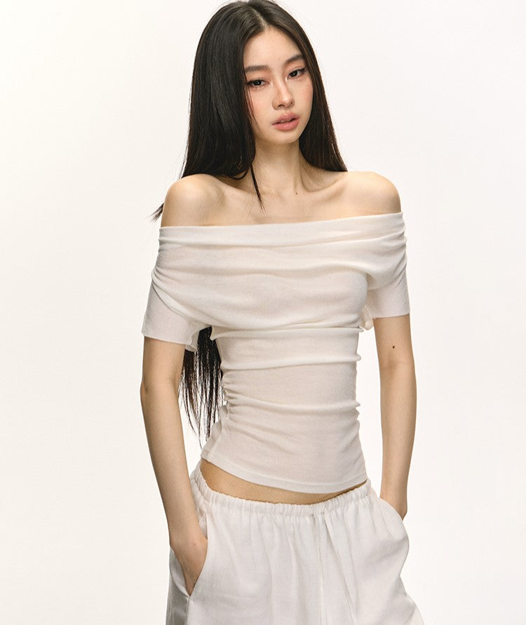 Swing Collar Short-sleeved T-shirt ANA0046