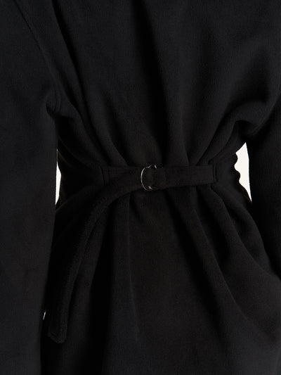 Black Street Style Oversized Jacket VOC0484