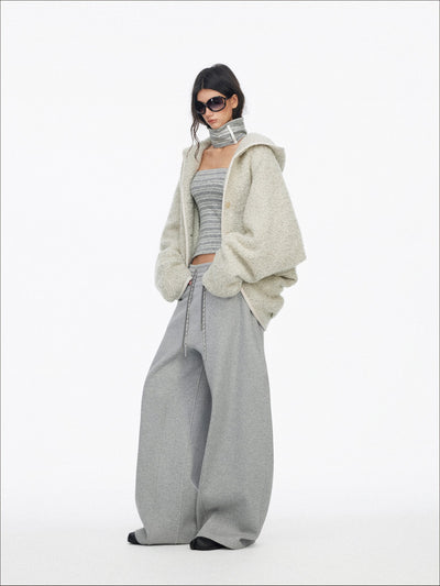 Drop Shoulder Loose Batwing Sleeve Jacket SAL0195