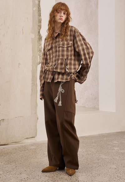 Retro Pocket Plaid Shirt DID0249