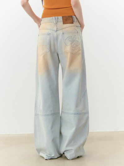 Vintage Blue Straight Jeans VIA0277