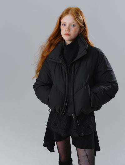 Winter Record Original Loose Thick Short Down Jacket SAL0095