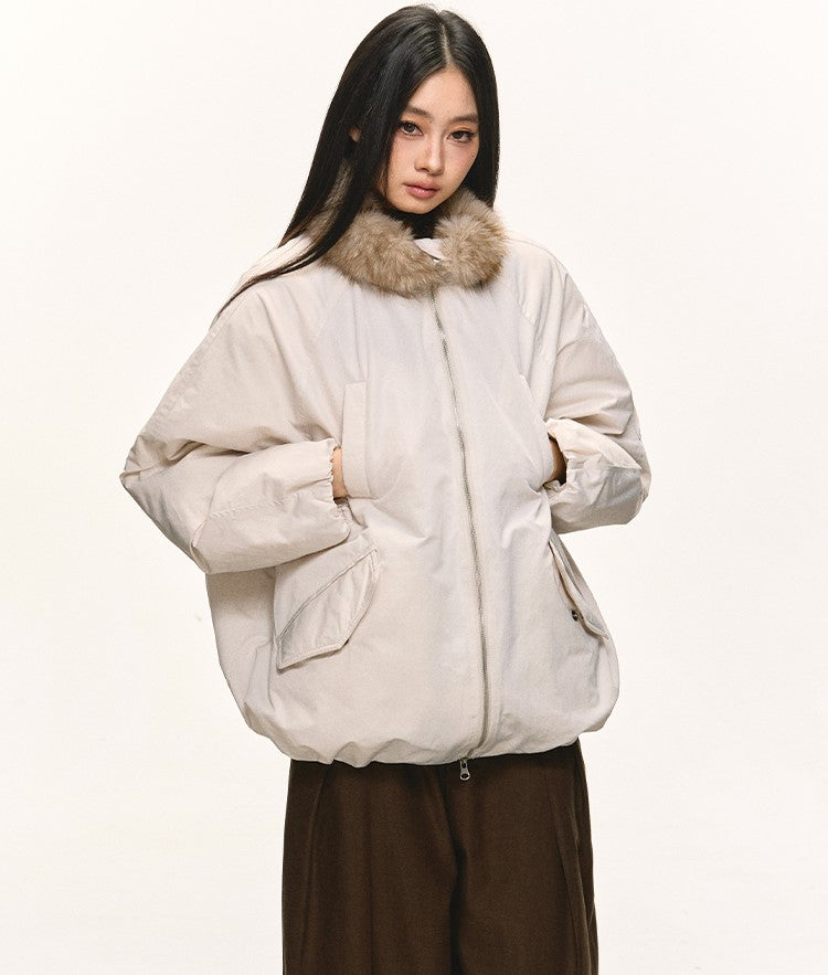 Eco-friendly Fur Collar Down Jacket ANA0079