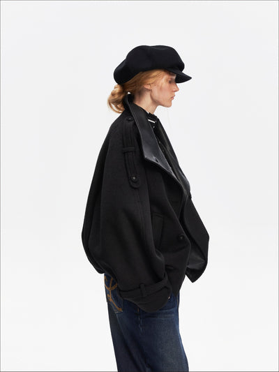 Batwing Sleeves Large Lapel Jacket SAL0202