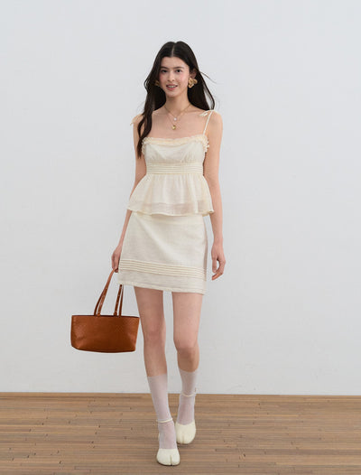Lace Camisole/Straight Skirt LAL0199
