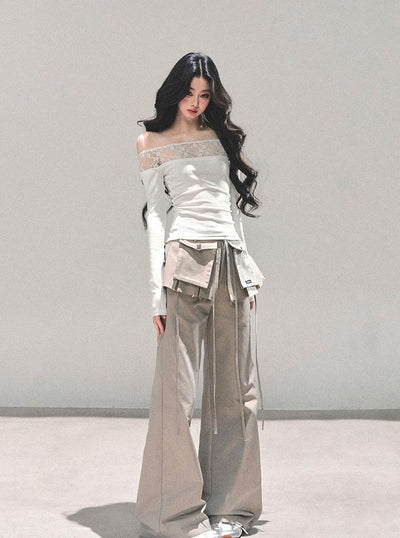 American-style Relaxed Wide-leg Pants DIA0668