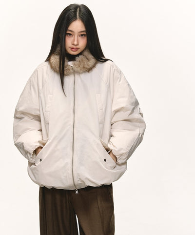 Eco-friendly Fur Collar Down Jacket ANA0079