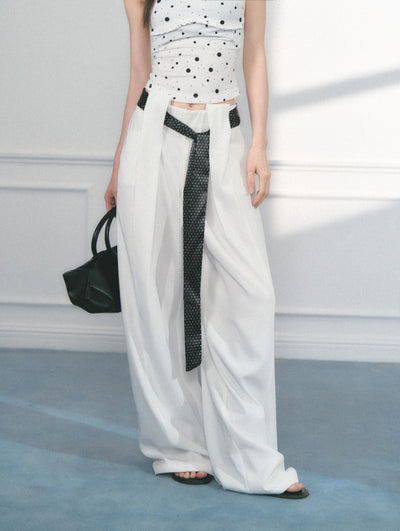 Polka Dot Casual Wide-leg Pants SAL0155