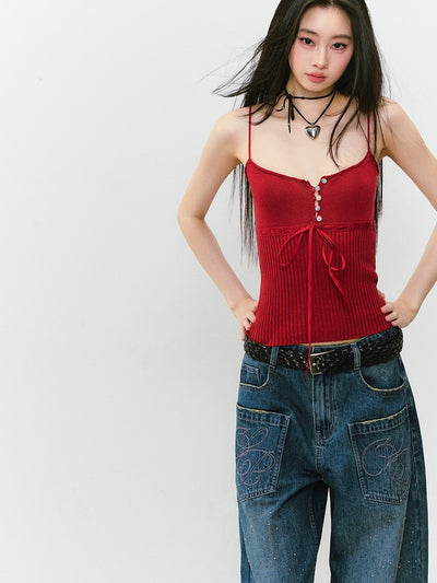 Button Slim Camisole VIA0306