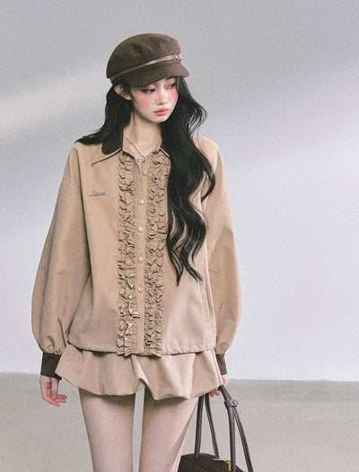 High-end French Lace Jacket/Skirt DIA0589