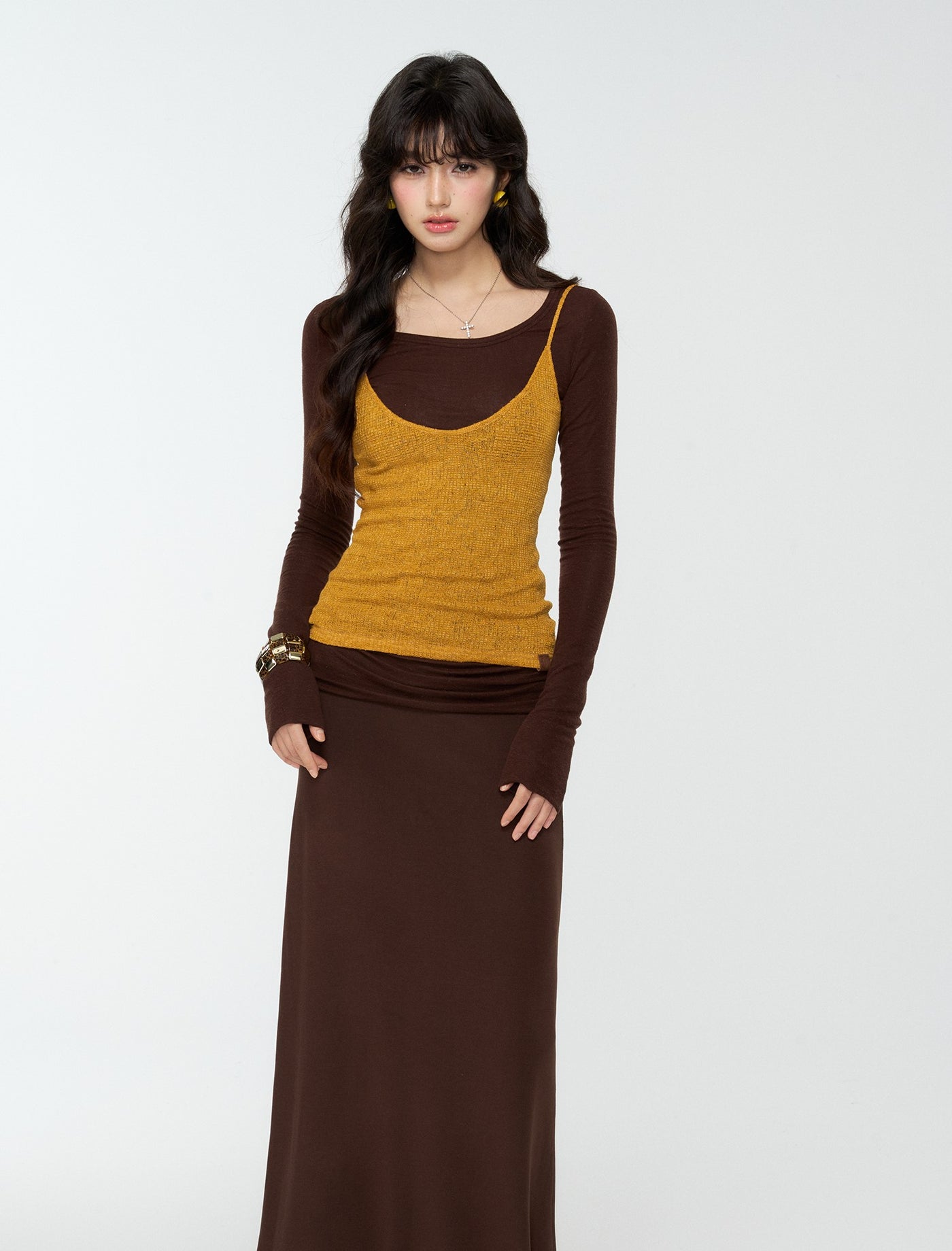 Two-Piece Basic Top+Camisole 4MU0176