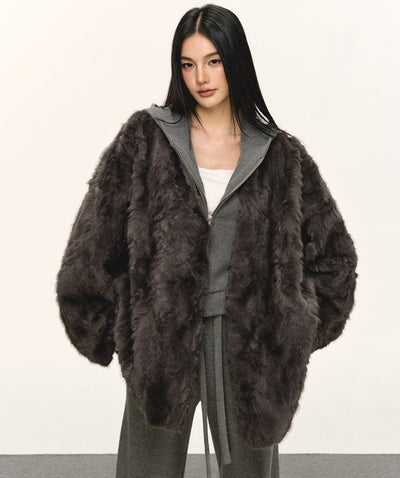 Eco-friendly Fur Plush Coat ANA0077