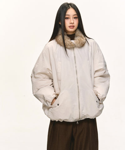 Eco-friendly Fur Collar Down Jacket ANA0079