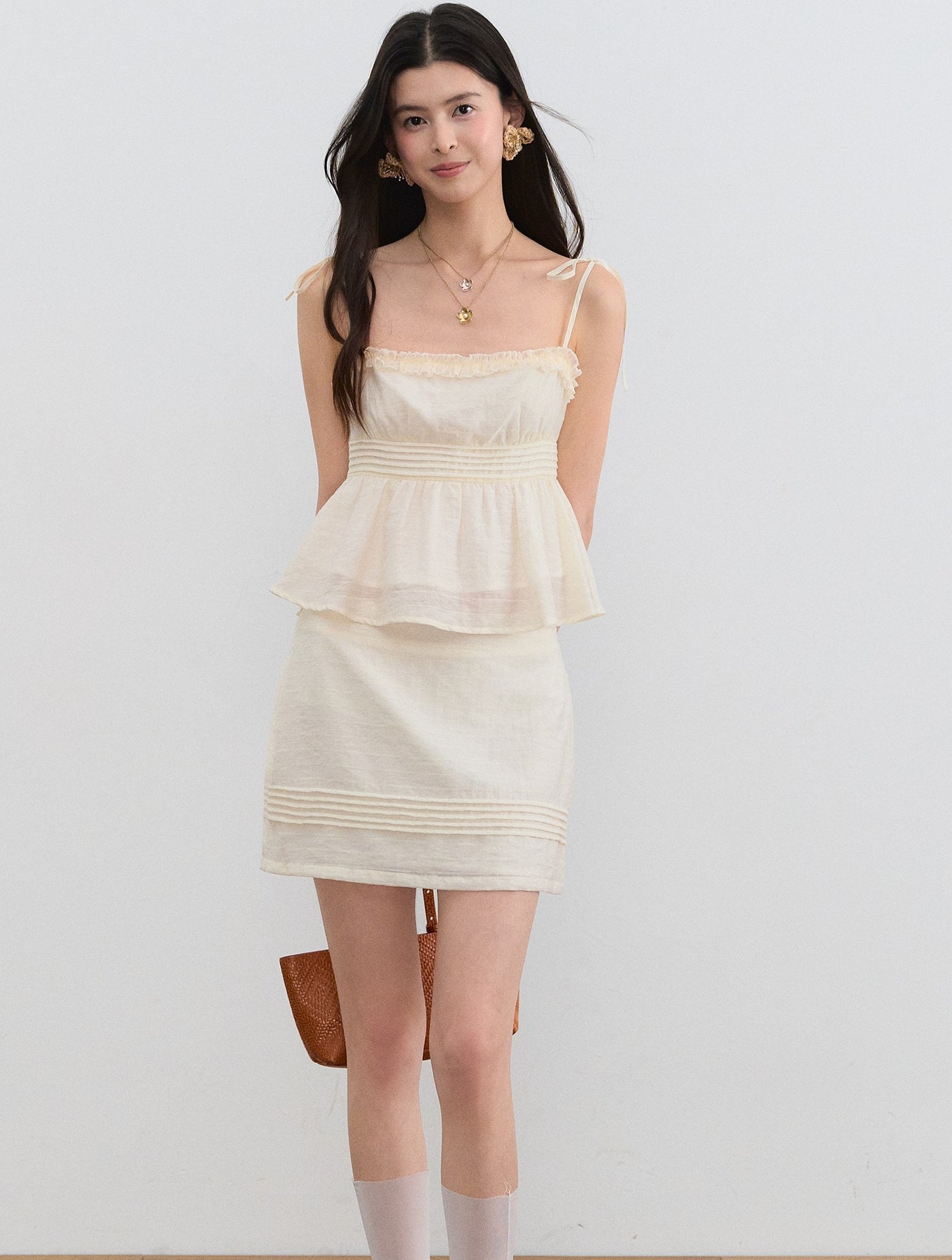 Lace Camisole/Straight Skirt LAL0199