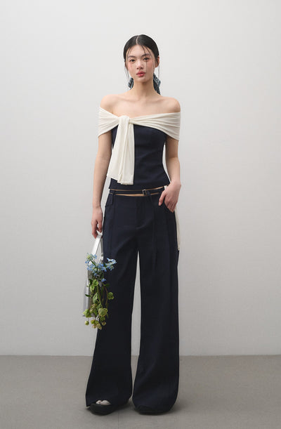Tube Top/Casual Suit Pants LAL0165