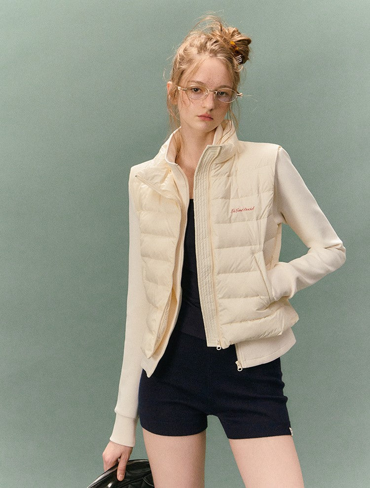 Lightweight Stand Collar Down Vest LAL0235