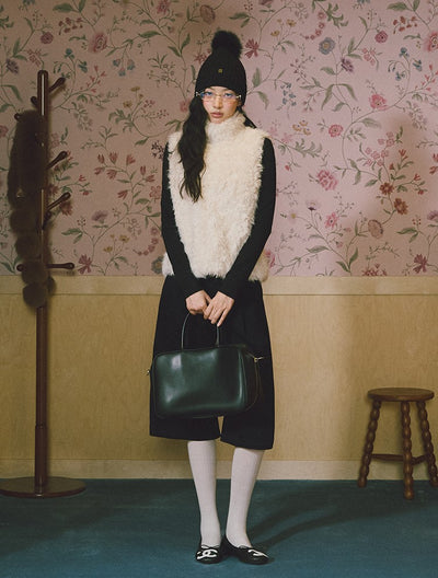 Eco-friendly Stand Collar Fur Vest LAL0238