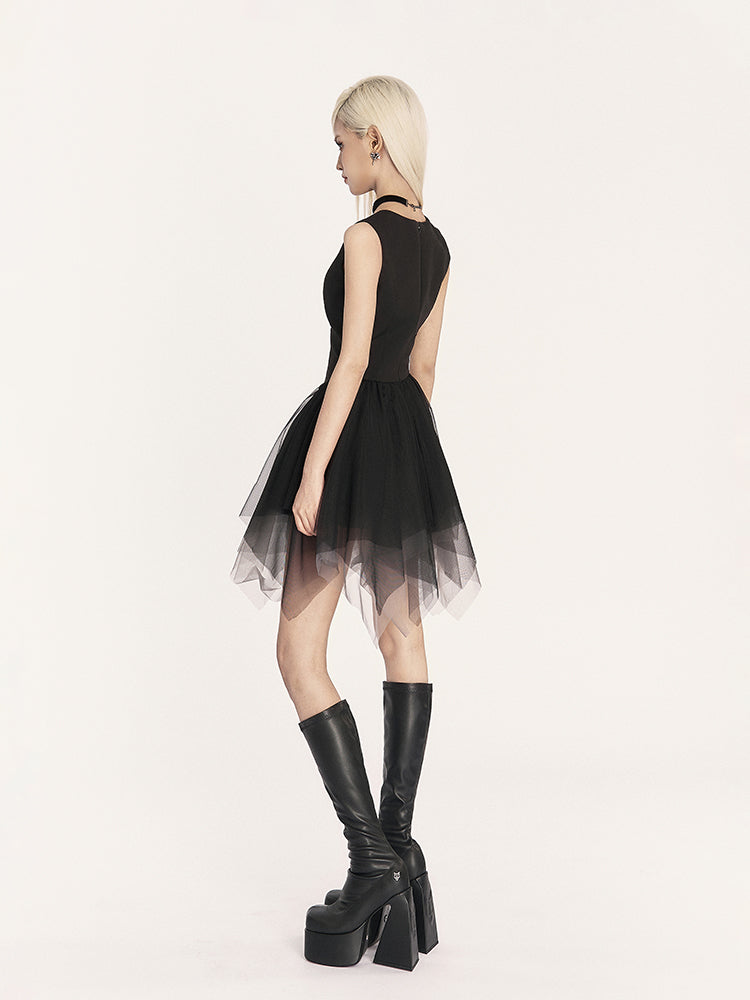Ballet Irregular Mesh Tutu Dress VOC0391