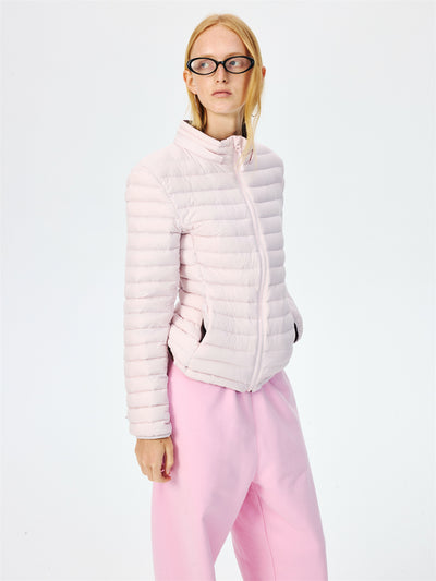 Quilted Lightweight Stand Collar Down Jacket CUR0264
