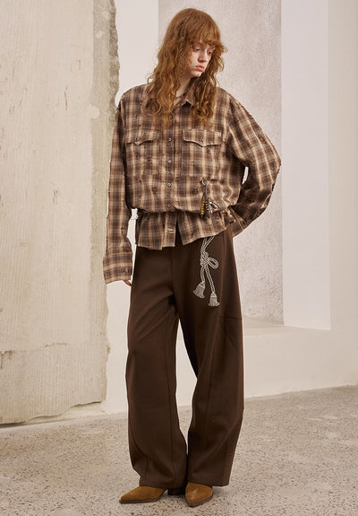 Retro Pocket Plaid Shirt DID0249