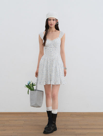 Romantic Slim Floral Lace Dress LAL0198