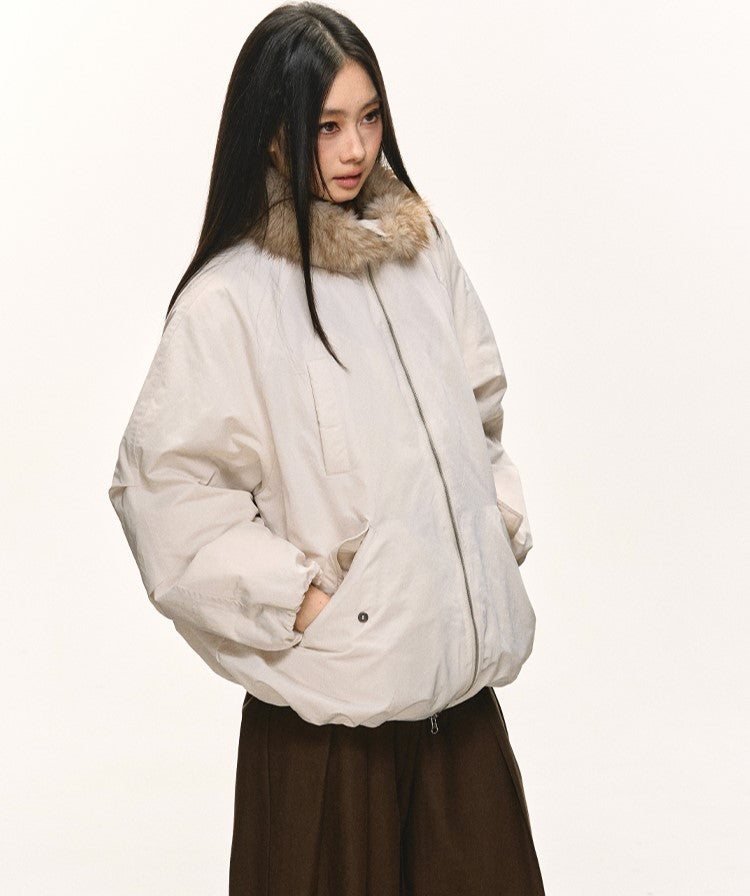 Eco-friendly Fur Collar Down Jacket ANA0079
