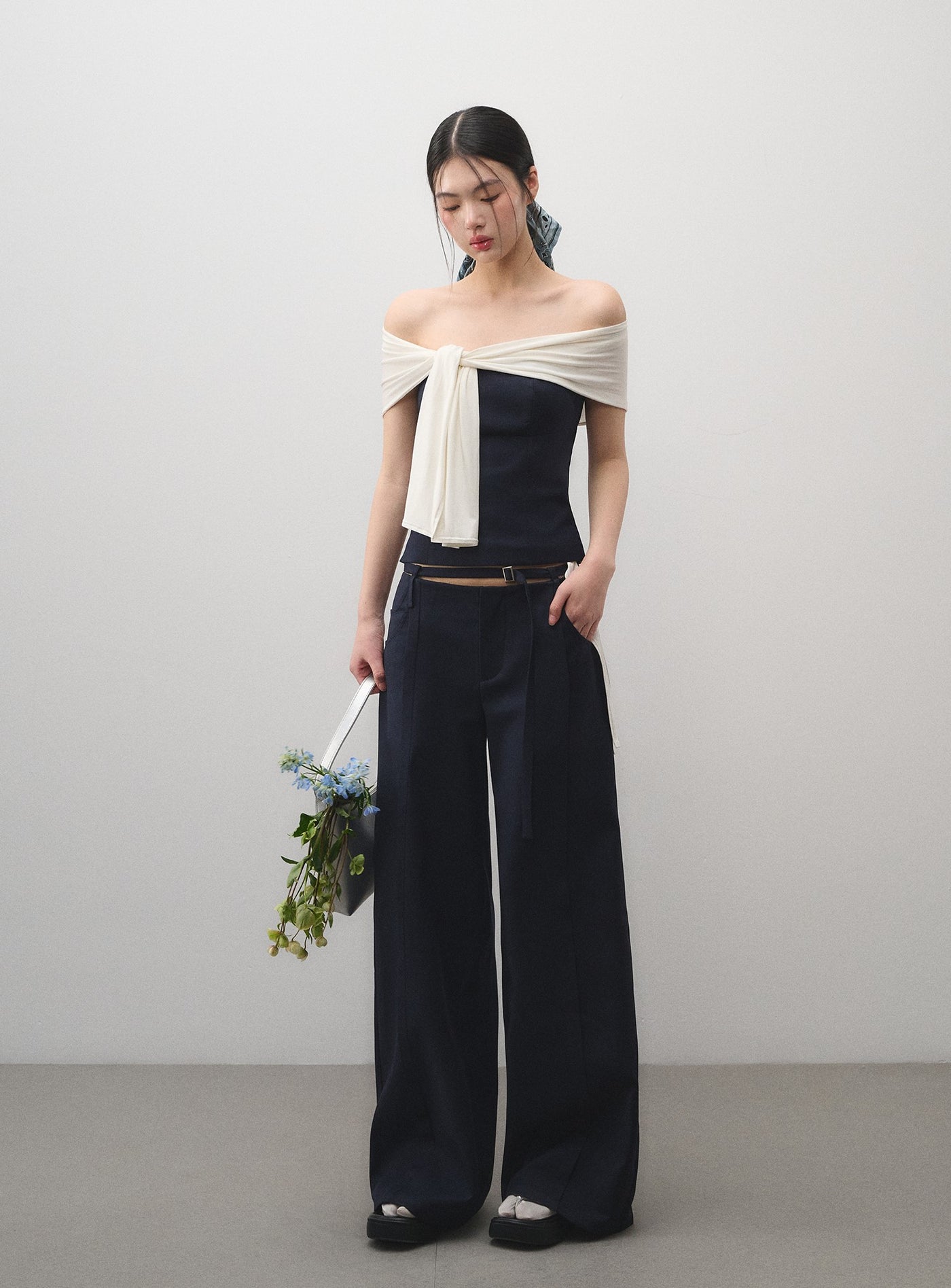 Tube Top/Casual Suit Pants LAL0165
