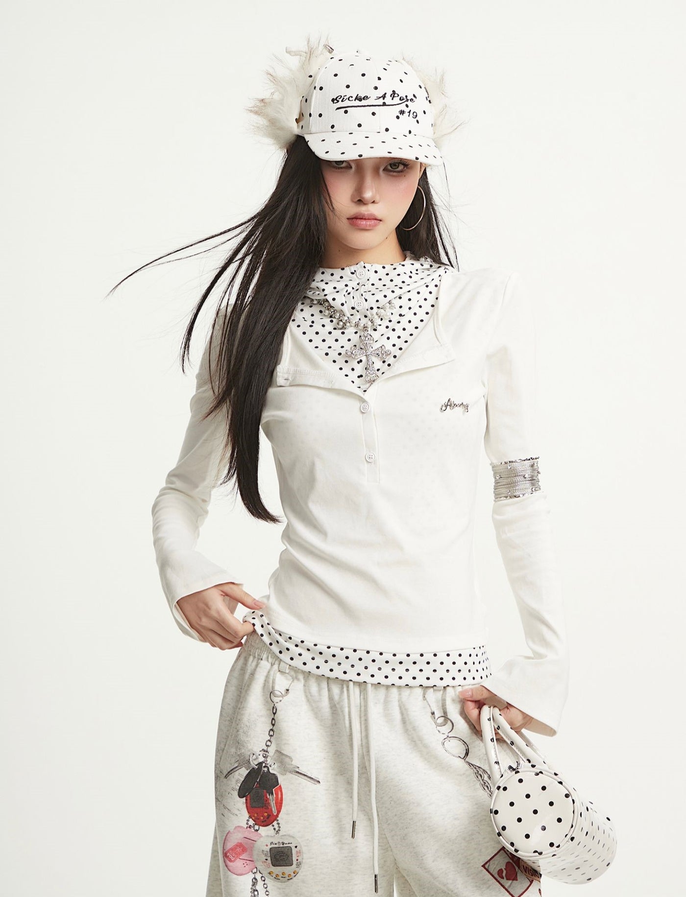 Fake Two-piece Hooded T-shirt UNC0284