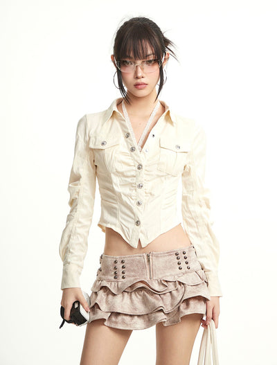 Puffy Short Cake Skirt UNC0281