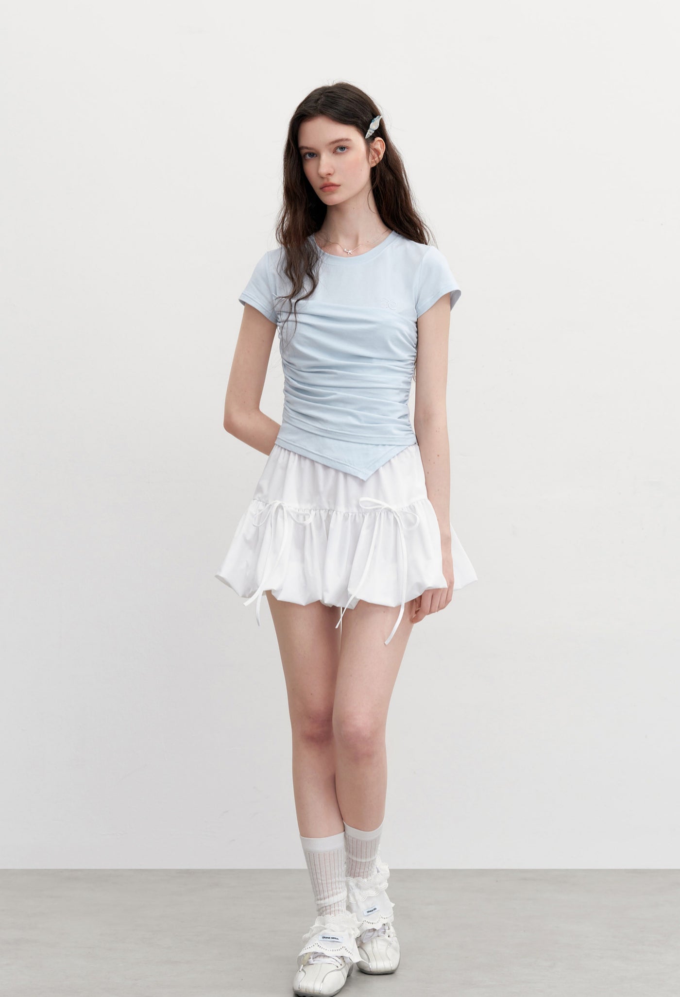 Fake Two-piece Short-sleeved T-shirt AYF0099