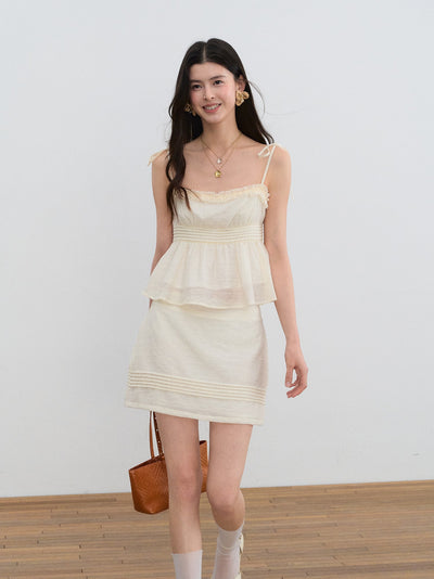 Lace Camisole/Straight Skirt LAL0199