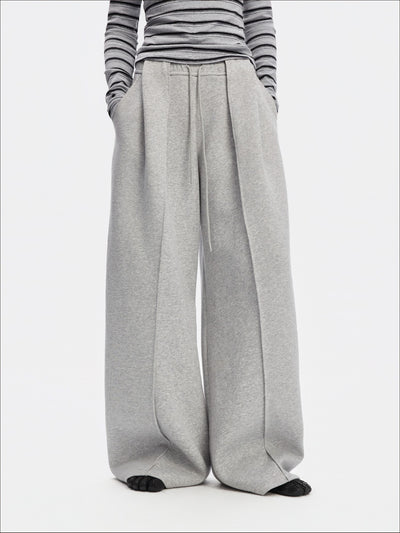 Curved Drape Silhouette Sweatpants SAL0207