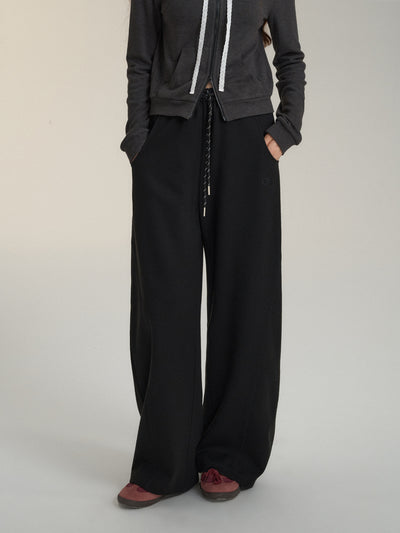 Contrast Color Drawstring Banana Pants SOM0117