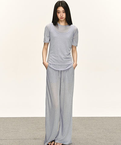Casual All-match Sleeveless Top/T-shirt/Pants ANA0033