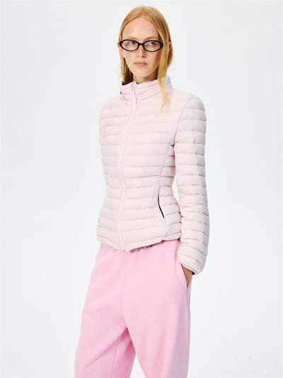 Quilted Lightweight Stand Collar Down Jacket CUR0264