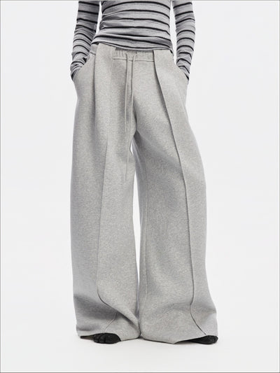 Curved Drape Silhouette Sweatpants SAL0207