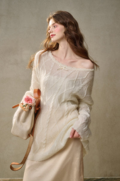 Lazy Relaxed Jacquard Knit GRO0110