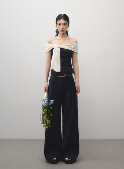 Tube Top/Casual Suit Pants LAL0165