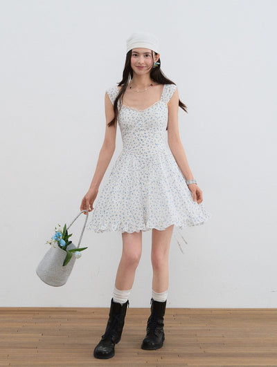 Romantic Slim Floral Lace Dress LAL0198