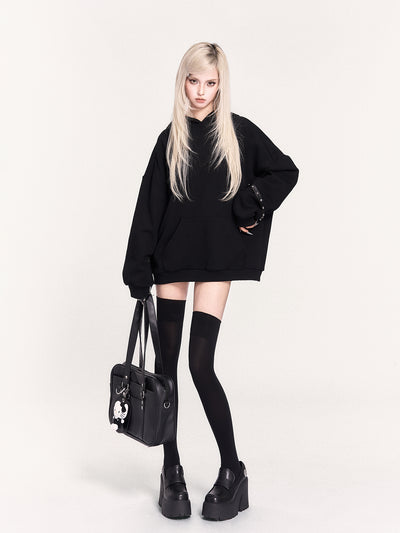 Cat Ear Loose Hooded Sweatshirt VOC0460