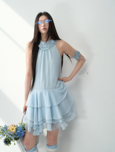 Halter Neck Cake Dress LAL0179