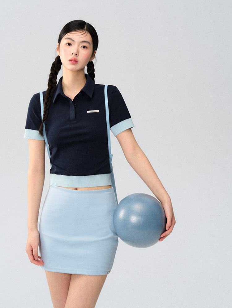 Contrast Color Polo T-shirt LAL0169