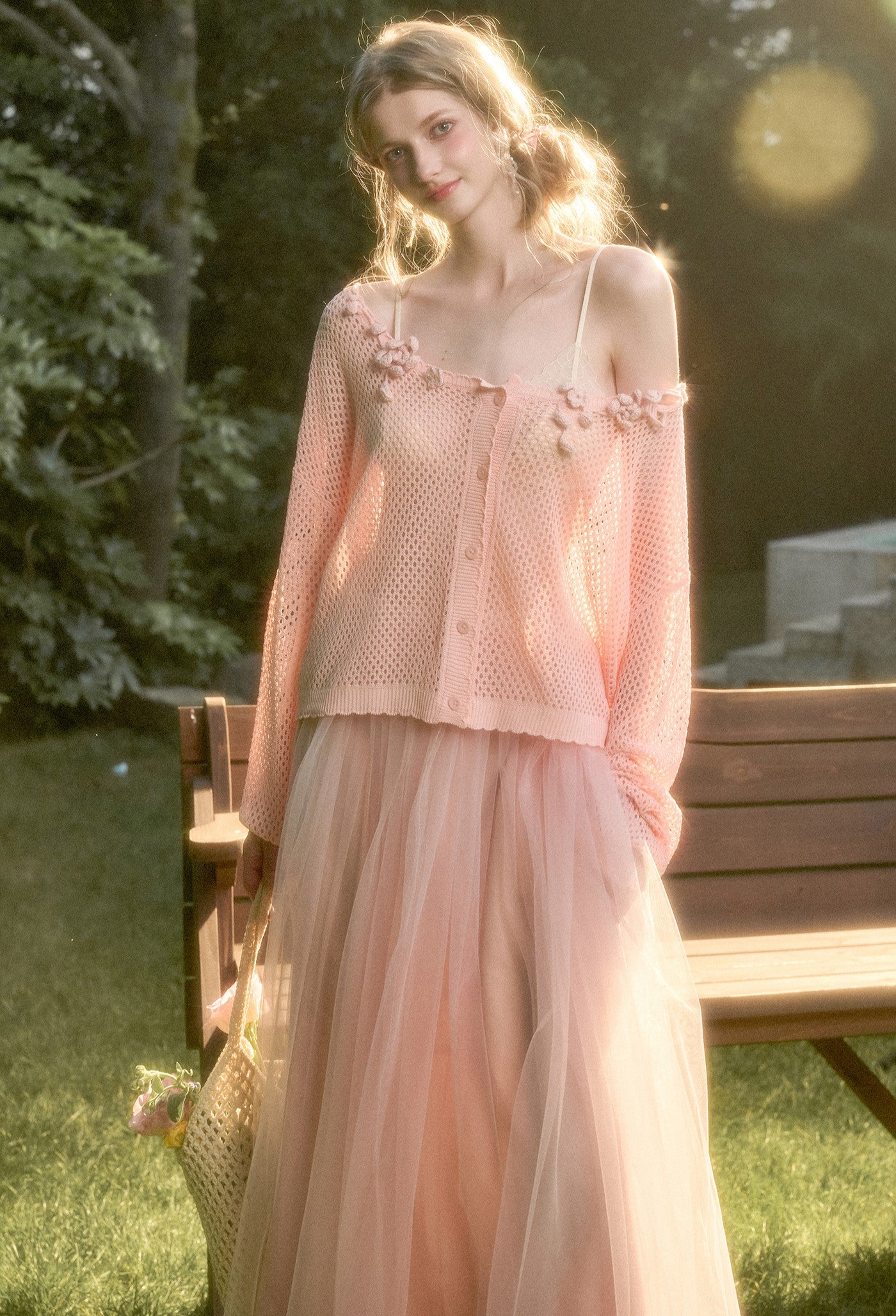 Flower Hollow Cardigan GRO0180