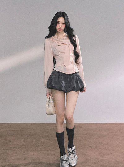 French Puffy Short Skirt DIA0606